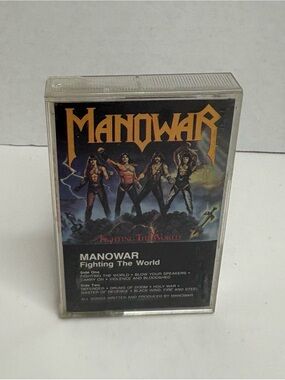 Fighting the World by Manowar (Cassette, Feb-1987, Atlantic Label)